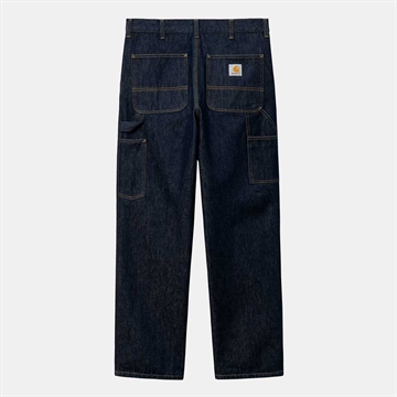 Carhartt WIP Pants Single Knee Denim cotton ´Smith´  Blue Rinsed